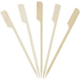 Resim alenked Bambu Tutacaklı Kokteyl Golf Kürdan 12cm (50 ADET) 