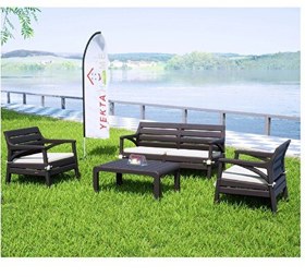 Resim Holiday Miami Oturma Grubu HK800 Kahverengi 