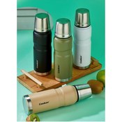 Resim Go İthalat 0.5LT HUNTER TERMOS PASLANMAZ ÇELİK - SIZDIRMAZ KAPAK = BARDAK (4989) 