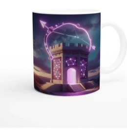 Resim Yay Burcu Baskılı Kahve Kupası - Burçlar Krallığı Şatosu Vs3 