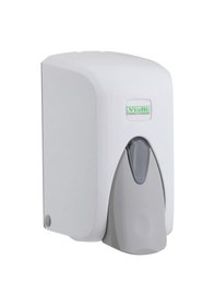 Resim Vialli S5 Hazneli Sıvı Sabunluk - Sıvı Sabun Dispenseri - Sıvı Sabun Aparatı - 500 Gr - Beyaz 