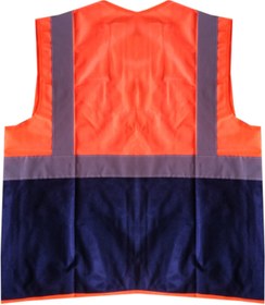 Resim megeteks Çift Renkli Ikaz Yeleği Mühendis 