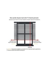 Resim Geniş Plise Ekru Dilimli Zebra Perde Ekru 