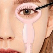 Resim Kullanımı Kolay Kirpik Şekillendirme Kiti - Hipoalerjenik Plastik, Maskara Koruyucu & Tarak Uygulayıcı ile 