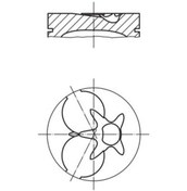 Resim Pıston Segman 0.50 87.50 Mm Mercedes Om601 190/200 D 26 Pım 002 93 02 