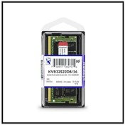 Resim Kıngston Kvr32s22d8/16, 16gb, 3200mhz, Ddr4, Sodimm Notebook Ram, 1,2v, Cl22 