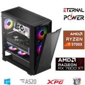 Resim ETERNAL POWER RYZEN 7 5700X 32G DDR4 1TB M.2 RX7800XT A520 M650W 