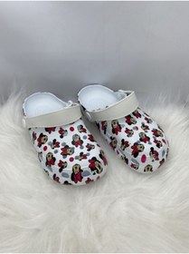 Resim AkınalBellaa Akınalbella Kız Çocuk Mickeymouse Beyaz Terlik Sandalet 