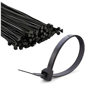 Resim Siyah Kablo Bağı 2.5x100 