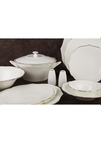 Resim Mikasa Moor Bellini Gold Yemek Takımı 74 Parça 12 Kişilik 