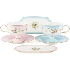 Resim Mikasa Moor Rose Charm 2 Kişilik Çay Fincanı Seti 6 Parça 220cc P367.105737 Çok Renkli 