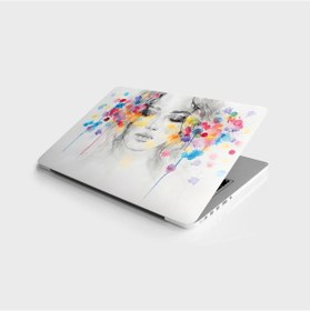 Resim Laptop Sticker Bilgisayar Notebook Pc Kaplama Etiketi Girl Face 