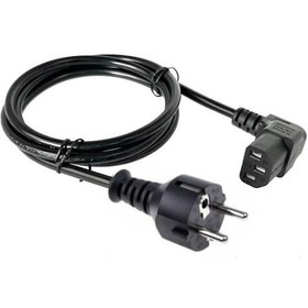 Resim Koodmax 30 Adet C13 Power Kablo - Elektrik Güç Kablosu 90 Derece Dirsek L Tip - Dik Açılı - 1.8 Mt 