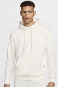 Resim Nike Standard Issue Men's Dri Fit Pullover Basketball Hoodie Erkek Kapüşonlu Sweatshirt Soluk Fildişi Beyaz 