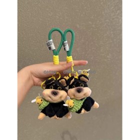 Resim Silver1 Zarif Anti-Kayıp Araba Anahtarlık Okul Çantası Çekicilik Bebek Yaratıcı Erkek ve Kadın Çift Yıldız Ayı Anahtarlık (Yurt Dışından) 