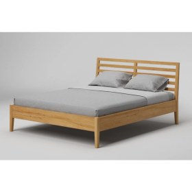 Resim Zerka Concept Lotus Ithal Ladin Masif Ahşap Karyola 150 x 200 cm 