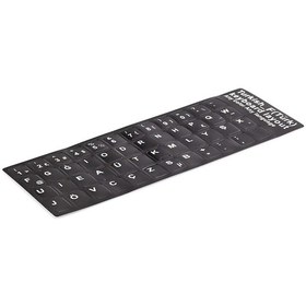 Resim HADRON HDX8259 Klavye Sticker Tuş Takımı Türkçe F (KÜÇÜK) SİYAH 