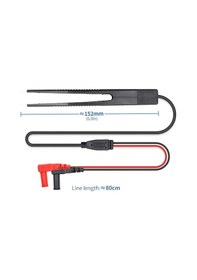 Resim Smd Test Probu Direnç Kapasite Bobin Diyot Multimetre Avometre 