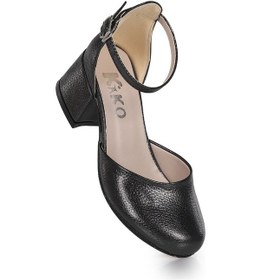 Resim Kiko Kids Angelica Günlük Kız Çocuk 3 Cm Topuklu Sandalet Abiye Ayakkabı Platin Platin 