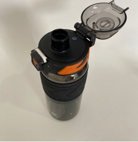 Resim Vagonlife Tkk Pipetli Tritan Matara T-1019 600 Ml Siyah 