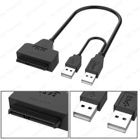 Resim BK Teknoloji USB 2.0 To Sata 2.5" 3.5" Inch HDD SSD Dönüştürücü Adaptör Kablosu 