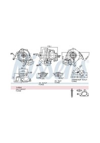 Resim Mercedes E220 W210 Turbo Komple 1999-2002 Nıssens 93105 