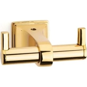 Resim Line İkili Bornoz Askılığı Gold Kaplama 