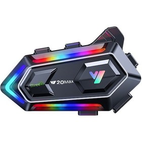 Resim Teltree Y20max Motosiklet Kask Mikrofonu - Bluetooth Bağlantı, Su Ve Toz Dayanıklı, Gürültü Azaltıcı Stereo Ses 