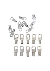 Resim Zcjb Flyeer 2020 20 Adet Bakır Boru Pabucu Akü Başlangıç Kablosu Kaynak Sıkma Terminal Halkası, 16mm X 8mm Ve 25mm X 8mm-74632 