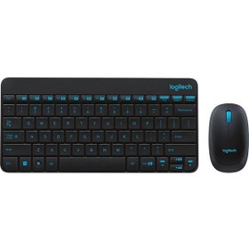Resim Logitech Mk245 Nano Wireless Klavye Fare Seti Kırmızı 