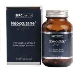 Resim Krc Derma Neoccutane Night Takviye Edici Gıda 30 Yumuşak Kapsül 
