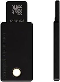 Resim Yubico - YubiKey 5 NFC - İki Faktörlü Kimlik Doğrulama için Güvenlik Anahtarı (2FA), USB-A ve NFC ile Bağlantı - FIDO Sertifikalı 
