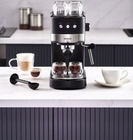 Resim HOMEND Coffeebreak 5011H Süt Köpürtücülü, 15 Bar Basınçlı Espresso Makinesi, 1100W 1,2L 
