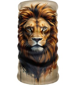 Resim Bebo Store Extreme Outdoor Spor , Motorcu Ve Bisiklet Kullananlara Özel Desenli Buff Boyunluk Bandana Balaklava Lion-209 Çok Renkli 