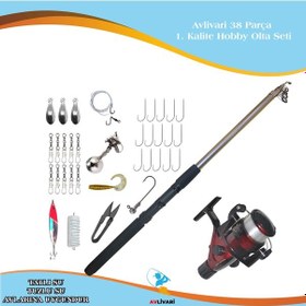 Resim Avlivari 38 Parça 3 Metre 1. Kalite Hobby Olta Seti-9460 