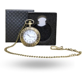 Resim ForWhat Büro Ev Ofis Hediyesi için Kutulu Antik Modern Figür Köstekli Saat 