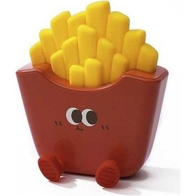 Resim Fastbuy Sevimli Şarj Edilebilir Patates Kızartması Lamba, Kırmızı, Uv5k6t Başucu Gece Lambası Kırmızı 