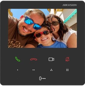 Resim Hıkvısıon Ds-kh6110-we1 Kablosuz Siyah Ip Görüntülü Diafon Ekran-201705 