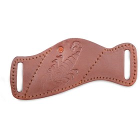 Resim Çakı Kılıfı - Gerçek Veketa Özel Deri 