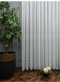 Resim Evdepo Home Kullanıma Hazır Şantuk Tül Perde 