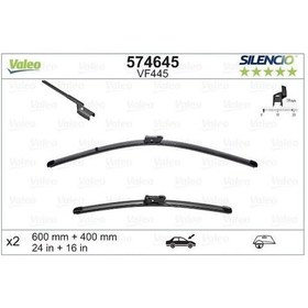 Resim Silecek Süpürgesi Ön Muz Tipi Silencio Sessiz Ds Ds3 Crossback 