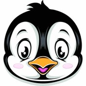 Resim UBGA GIFT Cute Penguın 30 Cm Özel Tasarım Motor Kask Araba Duvar Stıcker Çıkartma 