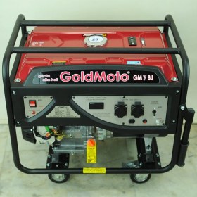 Resim Goldmoto GM7BJ 6.6 Kva Monofaze Ipli Benzinli Jeneratör 220V 