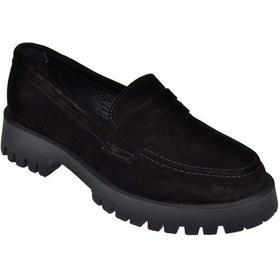 Resim Pullman Hakiki Deri Makosen Kadın Ayakkabı Bl-2842 Siyah Süet-siyah Süet Siyah Süet 