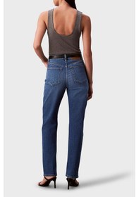 Resim Calvin Klein Bayan Kot Pantolon Lv047b913g Ycc Mavi Mavi 