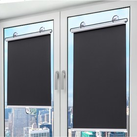Resim Yerleşime Gerekli Olmayan, Çoklu Boyutlarda Mevcut Bir Geri Çekilebilir Güneşlik Perdesi - 68x125Cm, 58x125Cm, 50x125Cm. Üç Vakumlu Tutma Aparatı, Gizlilik Tasarımı ve Daireler ve Ev Ofisleri İçin Uygun - Bu Perde Hem Güneşlik Hem de Gizlilik Ekranı Olarak Kullanılabilir, Matkap Gerektirmez. 