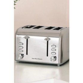Resim Hamilton Beach 4 Dilim Ekmek Kızartma Makinesi, 1600W, Inox 