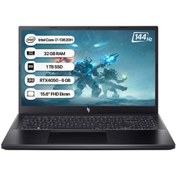 Resim Nitro V15 ANV15 NH.QNBEY.008-32 Intel i7 13620H 15.6" 32 GB RAM 1 TB SSD RTX4050 6 GB FHD 144Hz FreeDOS Gaming Laptop Acer