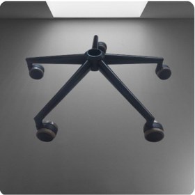 Resim Sandofis Konik Siyah Ayak Ve 5 Adet Çap 65 Sessiz Teker 