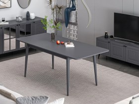 Resim Minar Kale İlkbahar Açılır Yemek Masası Antrasit/antrasit Çok Renkli 